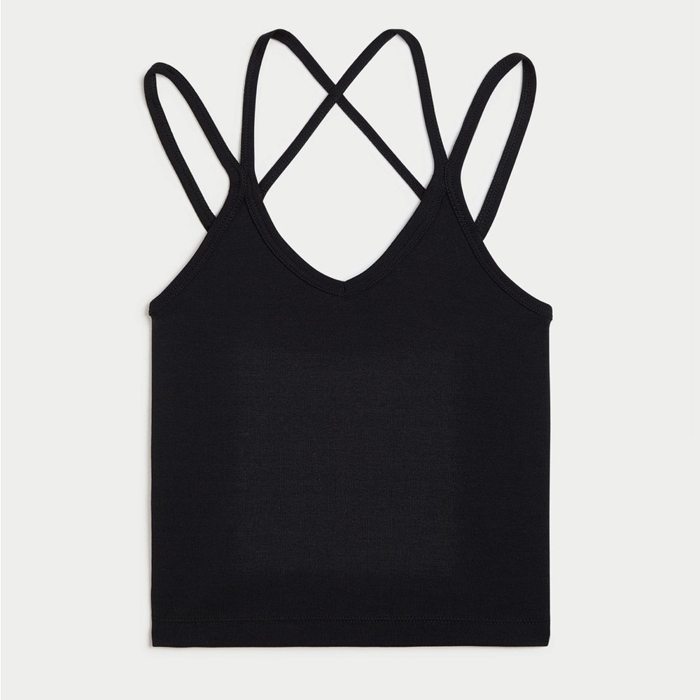 Suzi Kondi Black V-Neck Tank Top
